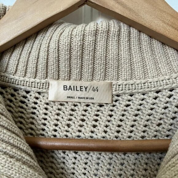 Bailey 44 Ron Sweater Top Tan Sweater Vest Small Made in USA - Picture 4 of 5